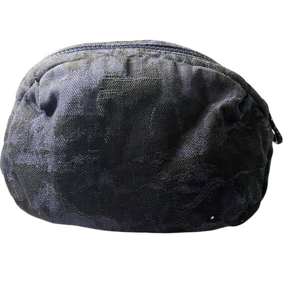 See By Chloé Black Camouflage Fabric Cosmetic Bag / Makeup Pouch - Picture 2 of 10